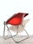 Red Plona Armchairs by Giancarlo Piretti for Anonima Castelli, Italy, 1970s For Sale - Image 10 of 15
