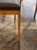 Wood Set of 4 Biedermeier Walnut Side Chairs W/ Scalamandre and Leather Upholstery. For Sale - Image 7 of 9