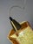 Brown Hexagon Pendant Lamp in Brown and White Acrylic Glass with Granite Look by Roland Konst For Sale - Image 8 of 11