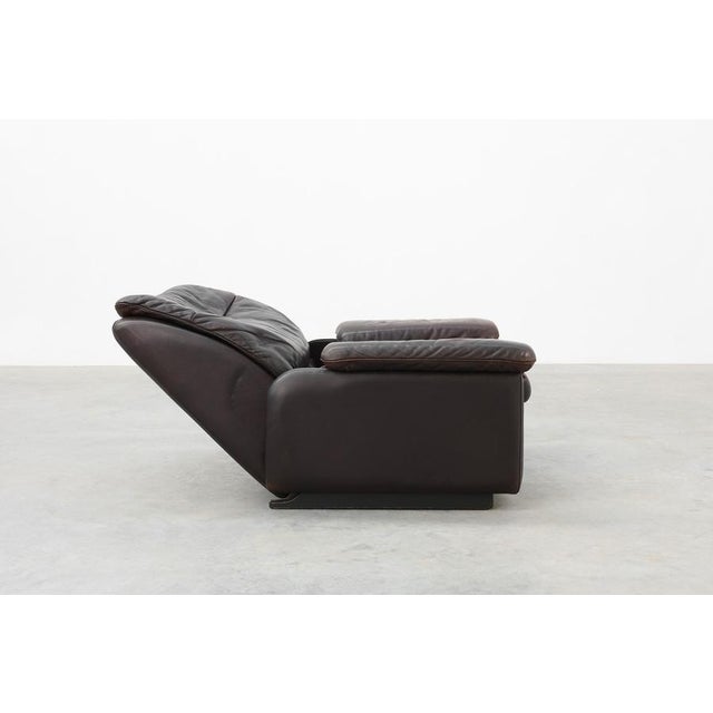 Mid-Century Modern DS‑66 Relax Chair in Brown Leather from de Sede, Switzerland, 1960s For Sale - Image 4 of 18