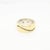 Vintage Mid-Century Modernist Paul Lobel Mixed Metal Gold/Silver Cigar Band Ring For Sale - Image 13 of 13