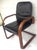 Mid-Century Bentwood Chair in Leather, 1950s For Sale - Image 6 of 16