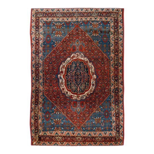 Antique Red Rug 7ft 9in X 12ft 2in For Sale