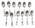 Vintage Teaspoons in Silver, 1960s, Set of 12 For Sale