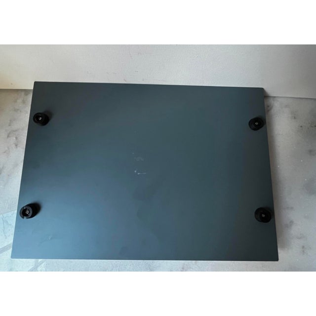 Vintage Vanity Tray Features a Beveled Mirror Surface With Detailed Floral Rose Trim on the Handles For Sale - Image 12 of 14