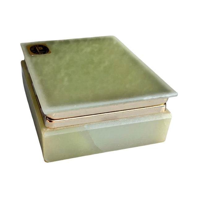 Onyx Casket/Box – Handcrafted, Italy 1970s For Sale - Image 4 of 12