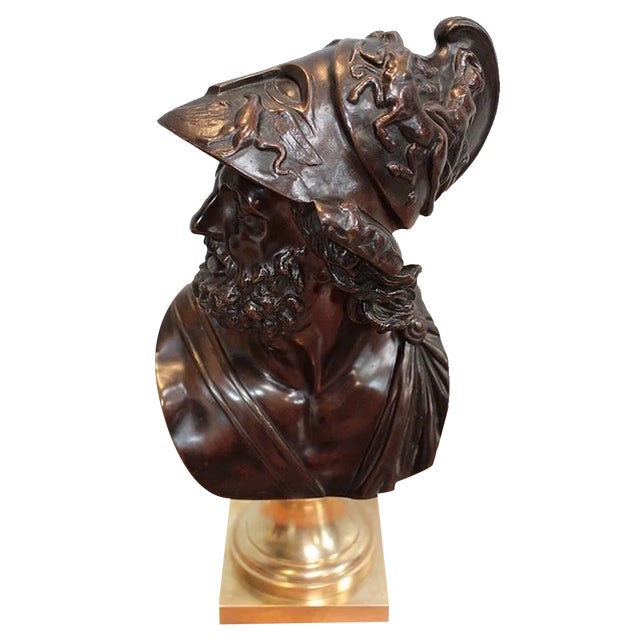 Bust of Pericles, 1920s, Bronze For Sale