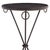 Mid-Century Modern A Pair of Gueridon Style Iron Drink Tables, in the Manner of Jean-Michel Frank For Sale - Image 3 of 6