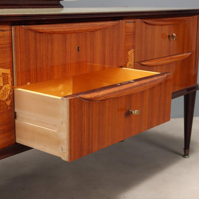 Mid-Century Dresser with Mirror, 1950s For Sale - Image 3 of 12