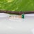 Metal Colombian Emerald Ring With Earth-Mined Diamond Accents: Solid 14k Gold, 5x4mm, Size 6.75 For Sale - Image 7 of 9
