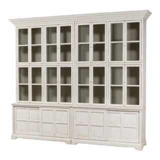 Country Painted Bookcase For Sale