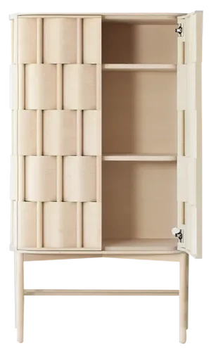 Weave 86 Cabinet in Birch Wood by Dahlén Lukas