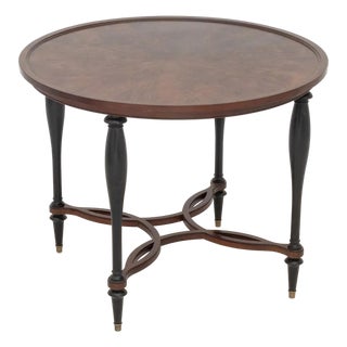 Late 20th Century Baker Furniture Neoclassical Center Table For Sale