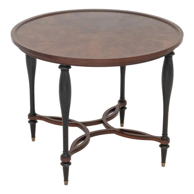Late 20th Century Baker Furniture Neoclassical Center Table For Sale