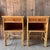 Cane Bedside Tables with Drawer and Enclosed Shelf, Set of 2 For Sale - Image 4 of 9