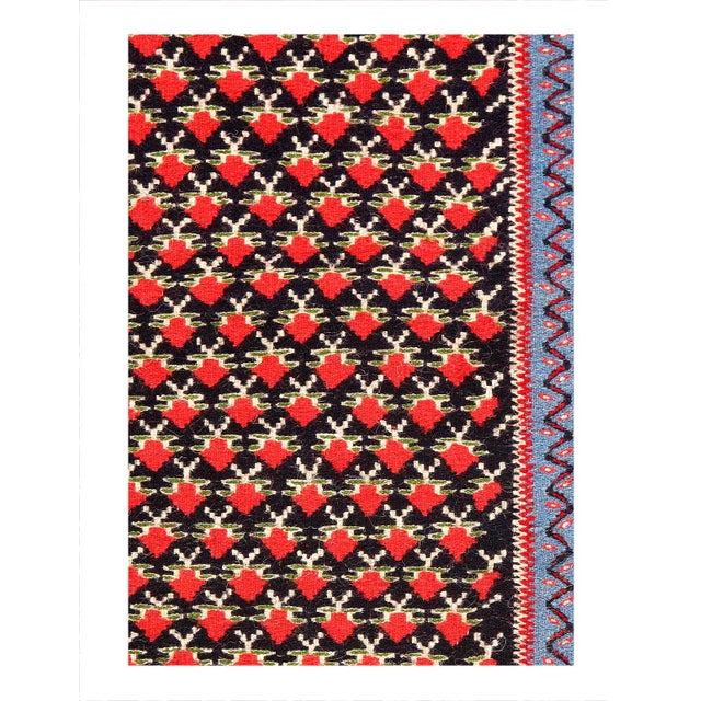 Add a touch of elegance to your home with this casual chic hand woven Kilim wool rug. Constructed on a loom by Nomad...