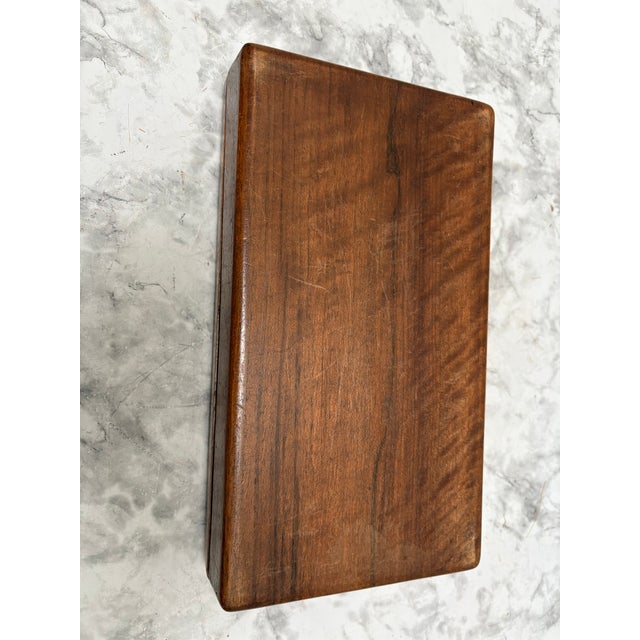 Vintage Carved Wooden Decor and Storage Box For Sale - Image 4 of 7