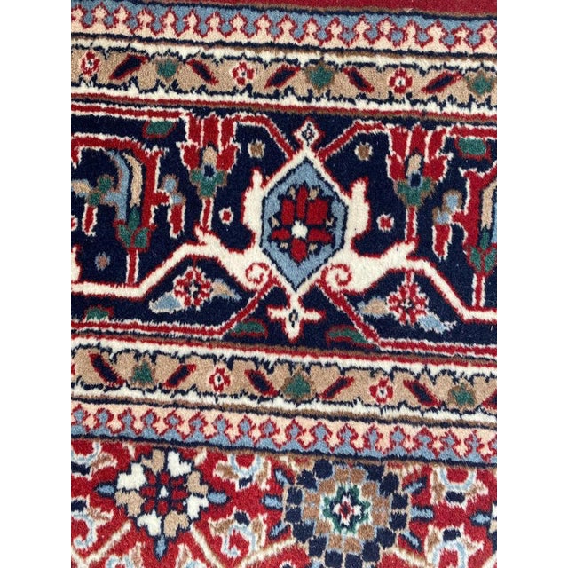 Vintage Indian Rug, 1980s For Sale - Image 6 of 15