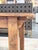 Early 20th Century Antique Primitive Pine Farmhouse Harvest Dining Table For Sale - Image 5 of 8
