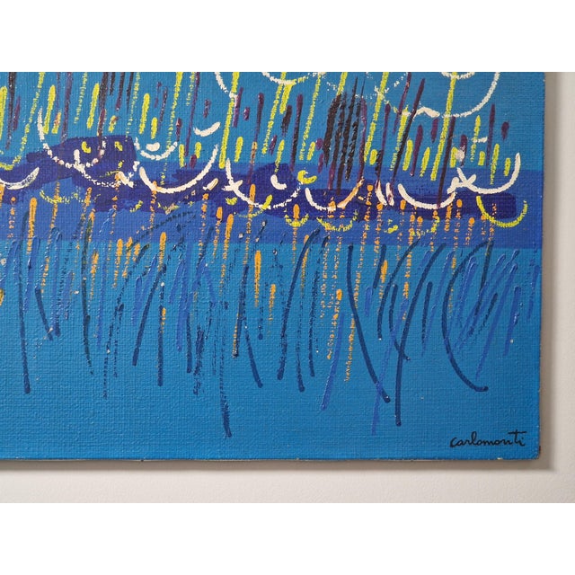 Carlo Monti, Landscape, 1970s, Oil on Canvas For Sale - Image 4 of 6