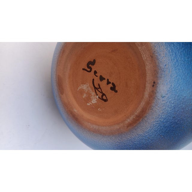 1970s Vintage Spanish Ceramic Vase from Serra, 1970s For Sale - Image 5 of 6