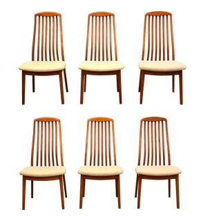 Danish Modern Teak Dining Chairs - Set of 6 For Sale