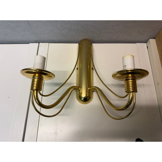 Double Wall Lamp attributed to E. R. Nele for Temde, 1960s For Sale - Image 18 of 18