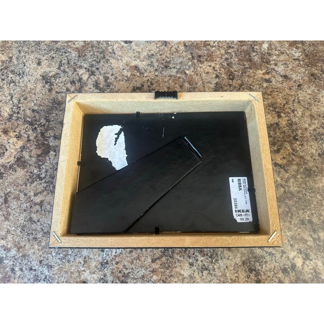 Contemporary “Flower Fields With Windmill” Framed Original Watercolor by Nancy Smith For Sale - Image 3 of 3