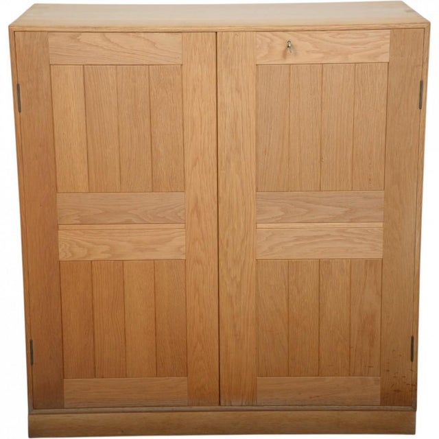Vintage Cabinet in Oak by Mogens Koch, 1980s For Sale - Image 18 of 18