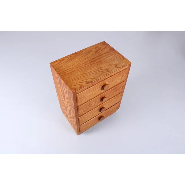 Beige Small Chest of Drawers in Pinewood, 1970s For Sale - Image 8 of 13