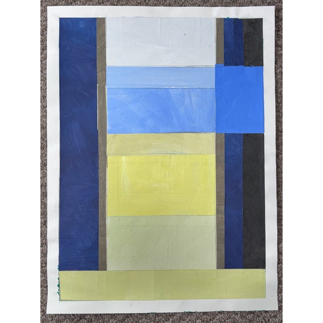 Discover the allure of contemporary art with this stunning 18x24" original collage painting, expertly crafted to bring...