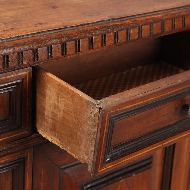 Baroque Bedside Table in Walnut For Sale - Image 4 of 10