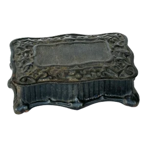 e.g. Zimmermann Germany Antique Cast Iron Decorative Box