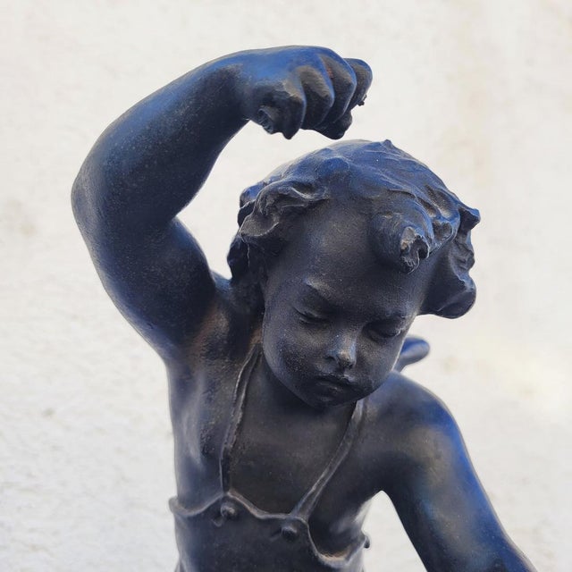 Amours Forgerons, 19th Century, Bronzes, Set of 3 For Sale - Image 3 of 15