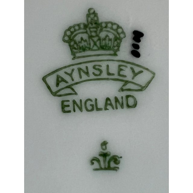 Early 20th Century Vintage Aynsley Dessert, Salad Plate For Sale - Image 5 of 5