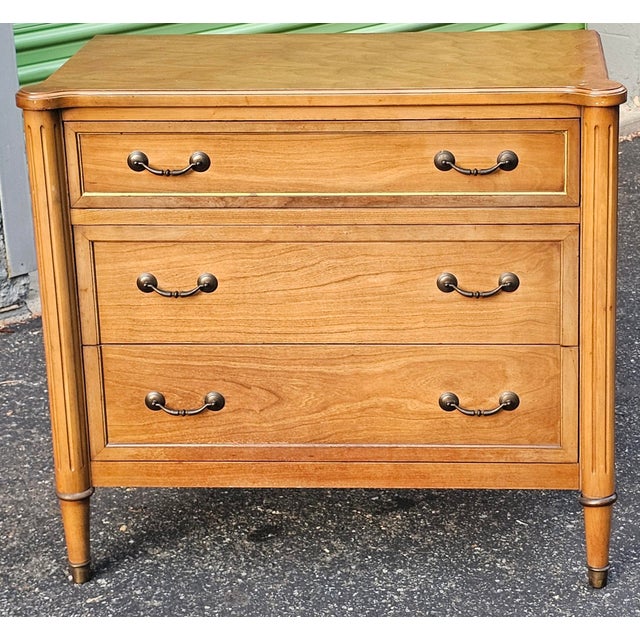 Mid 20th Century Huntley Furniture Mid Century Italian Provincial Walnut Chest of Drawers For Sale - Image 5 of 10