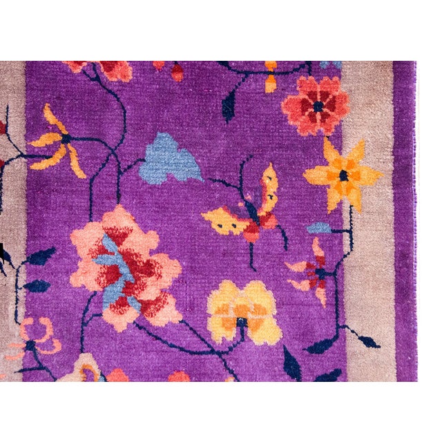 1920s Early 20th Century Chinese Art Deco Rug For Sale - Image 5 of 16