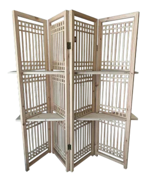 Panel Screen With Shelves
