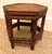 Chinoiserie Vintage Tortoise Rattan Plant Stand For Sale - Image 3 of 9