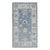 Blue Handwoven Turkish Oushak Rug 3' X 5'3" For Sale
