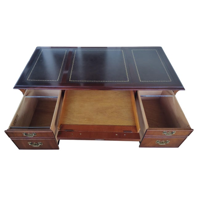 1980s Hekman Writing Desk For Sale - Image 12 of 13