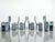 Aqua Postmodern Sculptural High-Back Dining Chairs in Abstract Upholstery, Set of 6 For Sale - Image 8 of 15