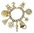 Coro Nautical Themed Gold Tone Charm Bracelet For Sale