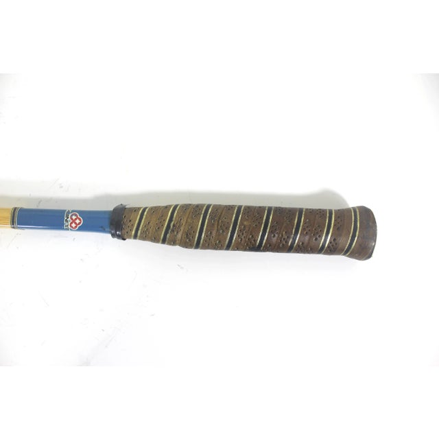 1970s Vintage Wooden Squash Racket for Designer Decorating Wall Art Wood For Sale - Image 5 of 6