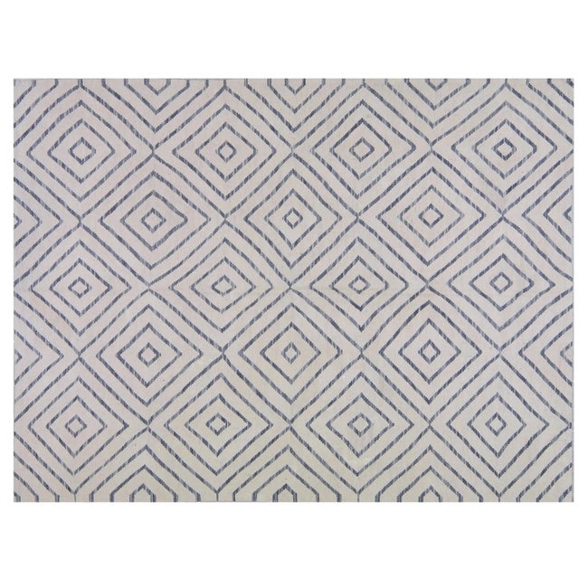 Vintage Turkish Anatolian Hand Made Natural Color Organic Wool Modern Kilim,6'x7'7" For Sale In New York - Image 6 of 6