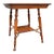 1920's Oak & Gilded Iron Parlor Table For Sale