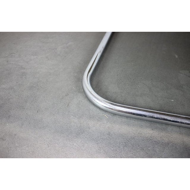 Bauhaus Lounge Chair in Chrome Tubular Steel by Anton Lorenz, Czechoslovakia, 1930s For Sale - Image 12 of 15