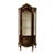 Grand French Louis XV Display Cabinet – Ornate Vitrine With Glass, Velvet Interior & Gold Leaf Details For Sale