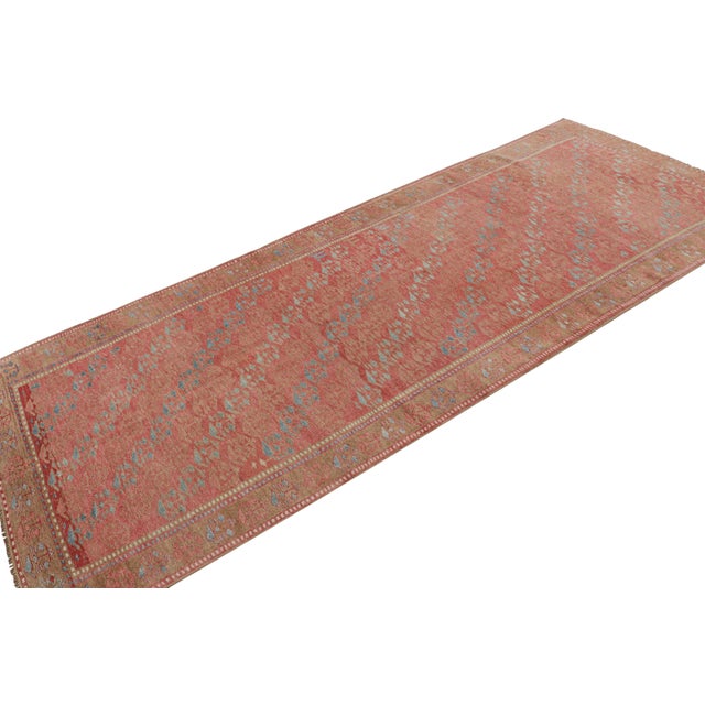 Rug & Kilim Vintage Kurdish Runner Rug in Red With Geometric Patterns, From Rug & Kilim For Sale - Image 4 of 7