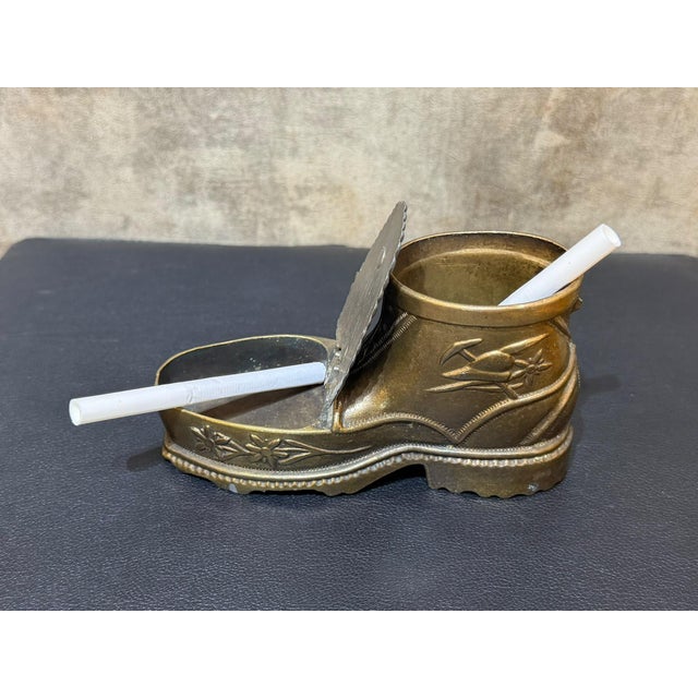 Vintage Edelweiss Hiking Boot Ashtray For Sale - Image 11 of 11